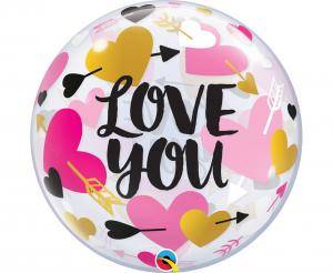   Balon Bubble "Love You"   22''