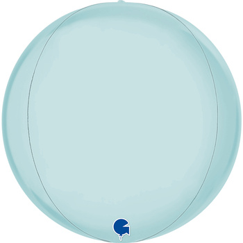 Balon Grabo 15''  Satin Pastel Blue 4D, Pakowany