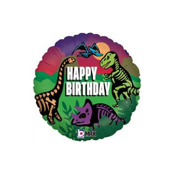 Balon Grabo 18'' 46cm Jurasic Birthday 