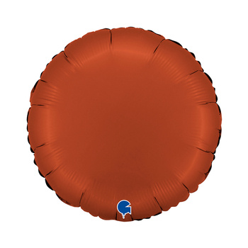 Balon Grabo 18'' Okrągły Satin Brick Red