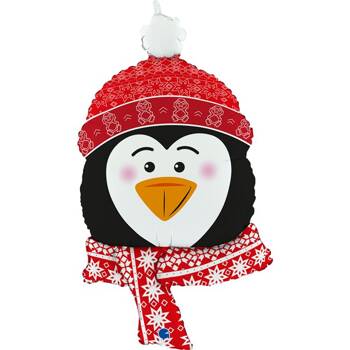 Balon Grabo 34" Sweet Penguin Head 