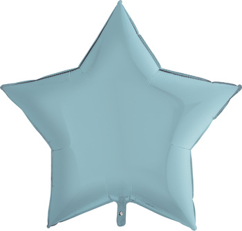 Balon Grabo 36'' Gwiazda Pastel Blue 