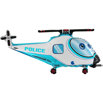 Balon Grabo 37'' Police Helicopter