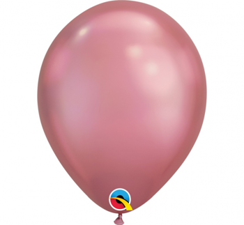 Balon QL 12" Chrom Pudrowy - Róż