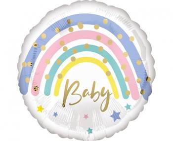 Balon foliowy 18" "Pastel Rainbow Baby"