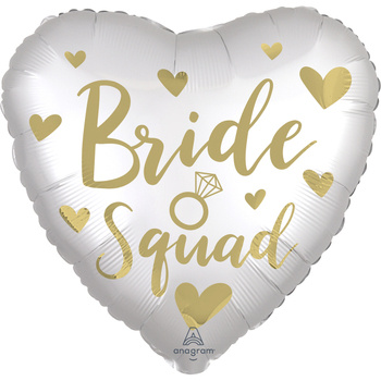 Balon foliowy 18" Satin Bride Squad