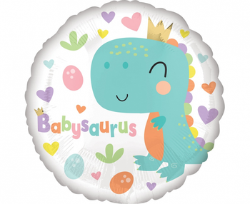 Balon foliowy 18 cali/43 cm Dinozaur "Babysaurus"