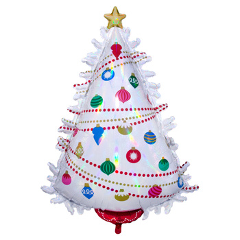 Balon foliowy 35" - Iridescent Christmas Tree