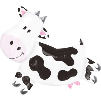 Balon foliowy Cow, Krówka,76 cm x 71 cm