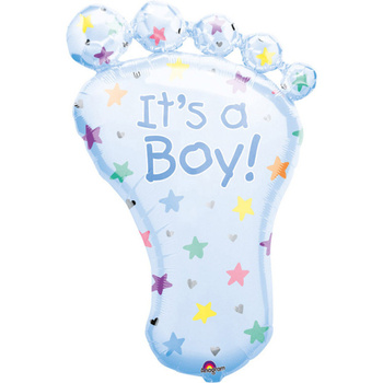 Balon foliowy Foot - It's a Boy 58x82cm