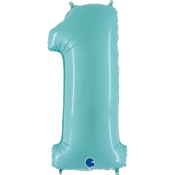 Balon foliowy Grabo Pastel Blue 1 - 26"/66cm