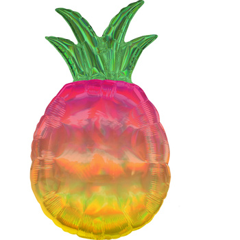 Balon foliowy Holographic Iridescent Pineapple,43 cm x 78 cm