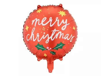 Balon foliowy Merry Christmas, 45 cm, mix