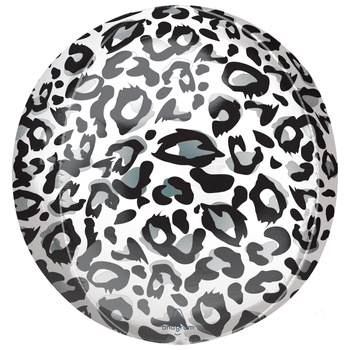 Balon foliowy ORBZ - Kula Orbz Snow Leopard 