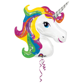 Balon foliowy Rainbow Unicorn (83x73 cm)