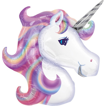 Balon foliowy Rainbow Unicorn (83x73 cm)