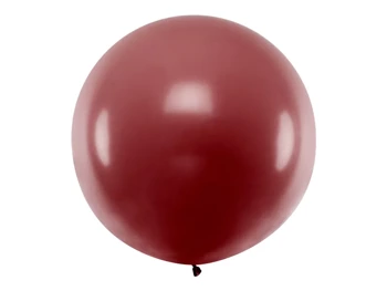 Balon okrągły 1m, Pastel Burgundy