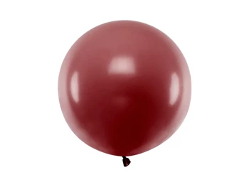 Balon okrągły 60cm, Pastel Burgundy