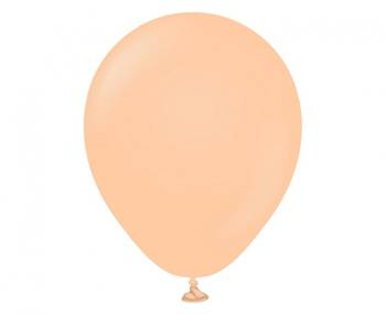 Balony Beauty&Charm, makaronowe łososiowe 5"/ 20 szt.