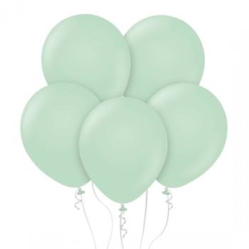 Balony Beauty&Charm, makaronowe, zielone 18" / 5 szt.