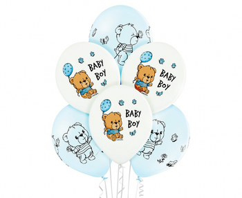 Balony "Cute Baby Boy", 6 szt.