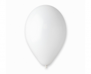 Balony G110 pastel 12" - białe 01/ 100 szt.