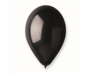 Balony G110 pastel 12" - czarne/ 100 szt.