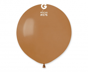 Balony G150 pastel 19" - kawowe 76/ 25 szt.