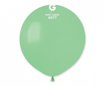 Balony G150 pastel 19" - zielone-miętowe 77