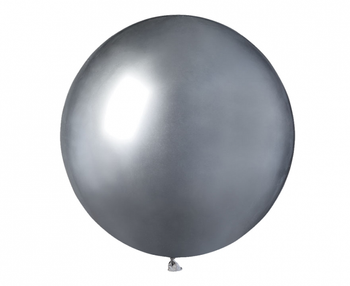 Balony GB150 shiny 19 cali - srebrne/ 1 szt 