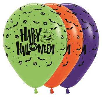 Balony Happy Halloween - 25 szt