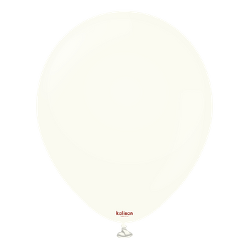 Balony Kalisan 18 " Retro White 25 szt