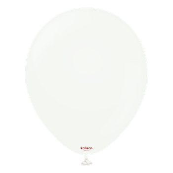 Balony Kalisan 5 " Standard White 100 szt