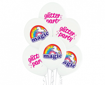 Balony Magiczny Jednorożec, 6 szt.