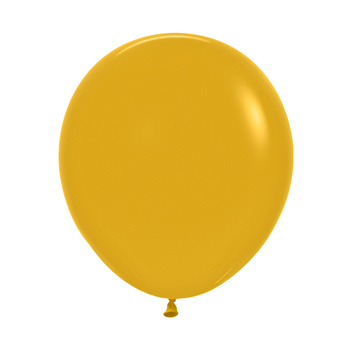 Balony Mustard 18", 25 szt