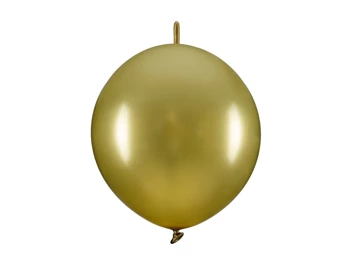 Balony z łącznikiem, 33 cm, złoty