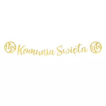 Banner Komunijny Komunia Święta 150 cm