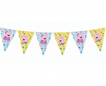 Banner Peppa Pig, 9 flag, 230 cm