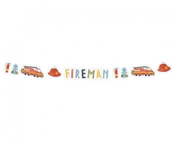 Girlanda papierowa Fireman, 300 cm