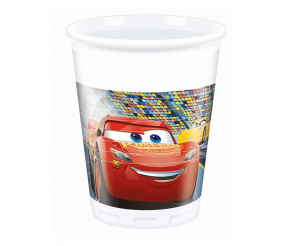 Kubeczki plastikowe (WM), Cars 3 (Disney), 200ml, 8 szt. (SUP label)