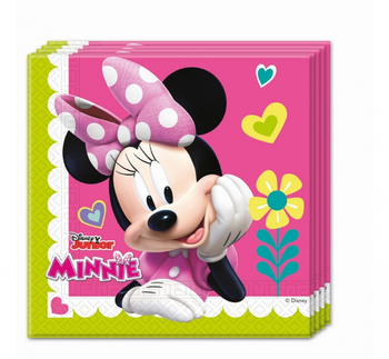 Serwetki "Minnie Happy Helpers" 33x33 cm, 20 szt.