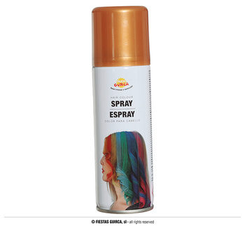 Spray do koloryzacji włosów, złoty, 125ml.