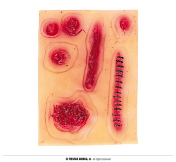 Sztuczne rany, zestaw, mix