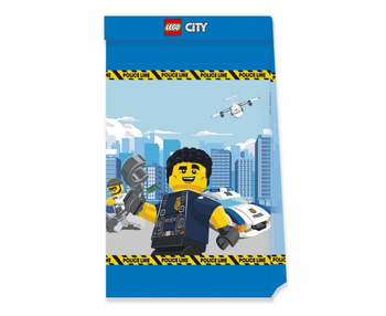 Torebki prezentowe Lego City, 4 szt.