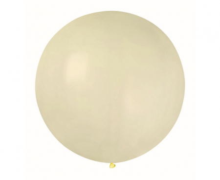 Balon G220 pastel kula 0.75m - kość słoniowa 59 (macaron)