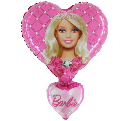 Balon Grabo 21'' Barbie Heart 