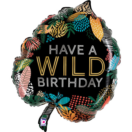 Balon Grabo 30'' Wild Bday Tropical Leaf