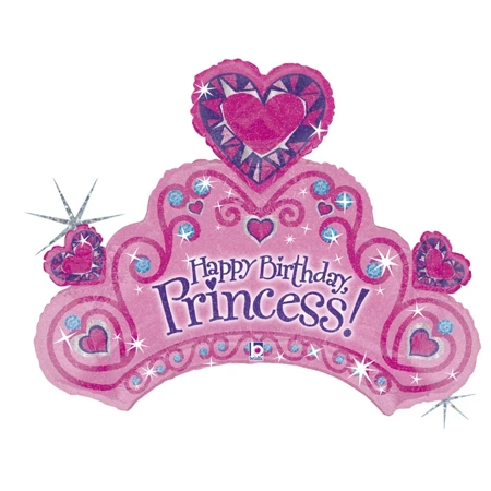 Balon Grabo Happy Birthday Tiara 34'' - 86 cm!