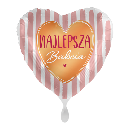 Balon foliowy 18" Najlepsza Babcia - World´s Best Grandma