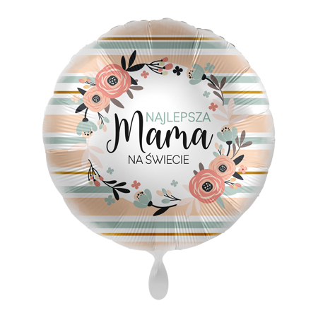 Balon foliowy 18" Najlepsza Mama na Świecie - Lovely Mum